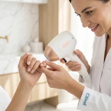 Shema zona za lasersku epilaciju